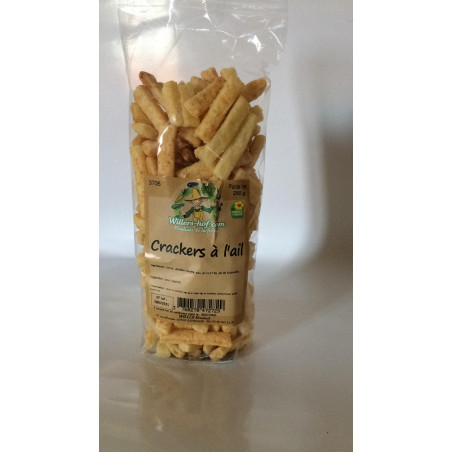 Crackers à l'ail (250g) - fruit - légumes épicerie local