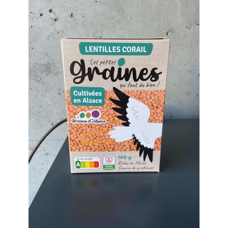 Lentilles corail (500gr)
