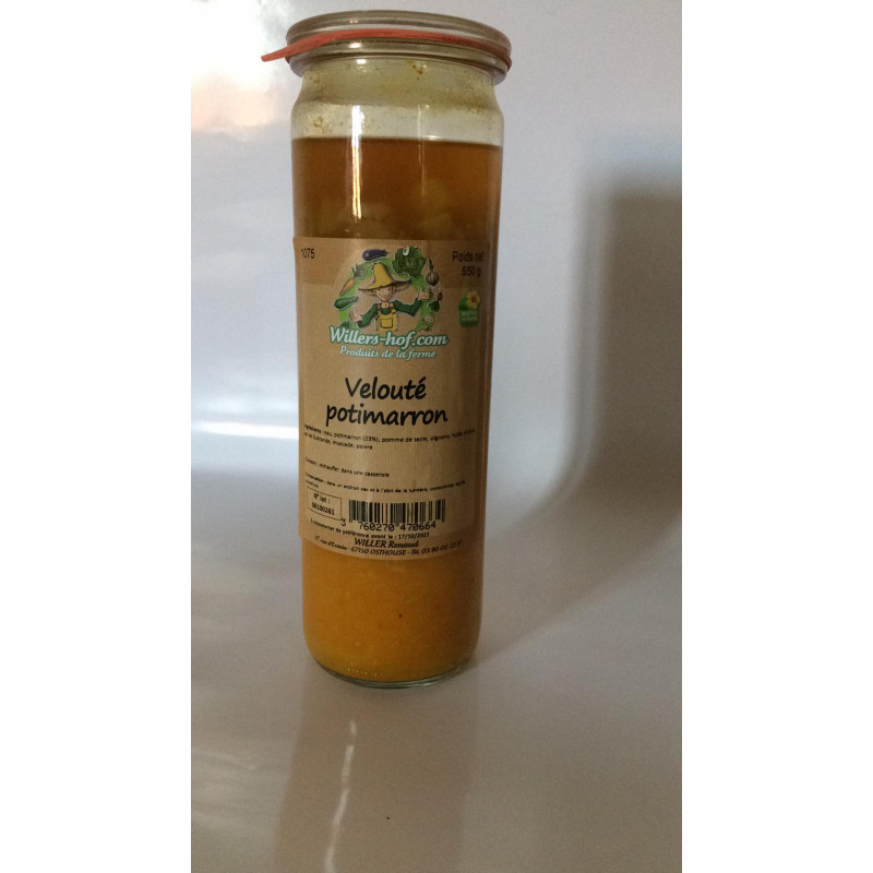 Velouté potimarron (550g) - fruit - légumes épicerie local