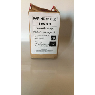 Farine de blé bio T65 (kilo)