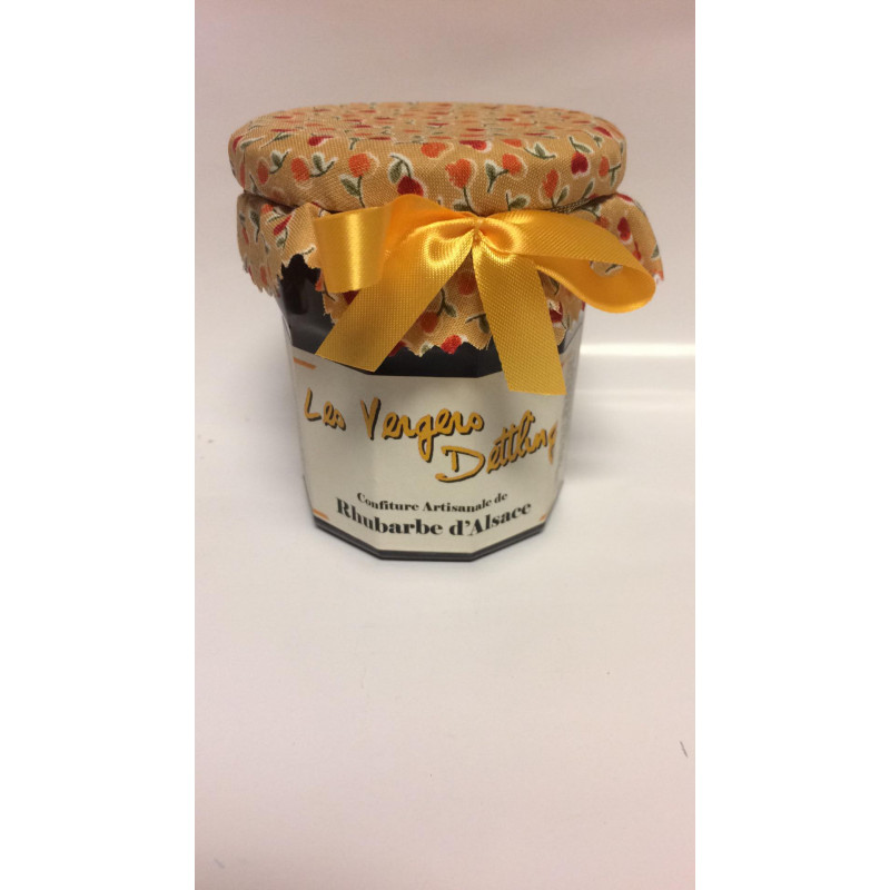 Confiture rhubarbe (250 Gr) - fruit - artisanat - produit locaux