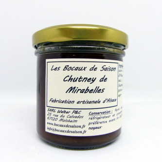 Chutney de Mirabelles (150g) - fruit - légumes épicerie local