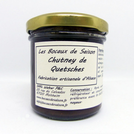 Chutney de Quetsches (150g) - fruit - légumes épicerie local