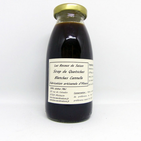 Sirop de Quetsches Blanches cannelle (25cl) - fruit - légumes épicerie local