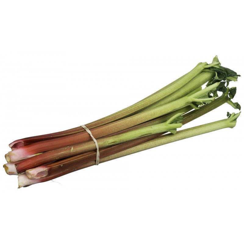 Rhubarbe - panier de fruit et légumes - produit locaux