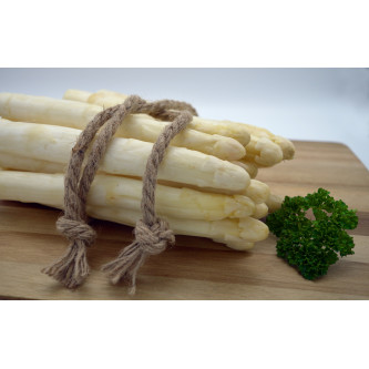 Asperges blanches épluchées