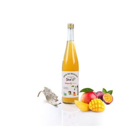 Sève de bouleau-mangue-passion bio (75cl) - boissons artisanales