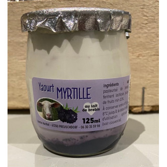 Yaourt au lait de brebis et...