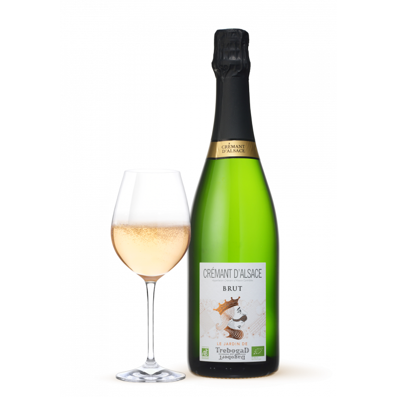 Crémant Jardin de Trebogad brut (75cl) AB - vins d'Alsace - épicerie local