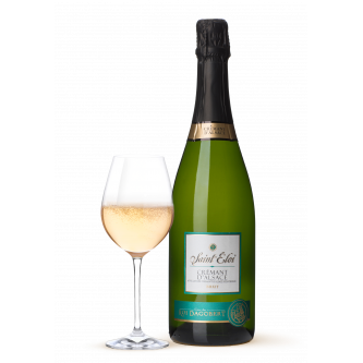 Crémant St-Eloi brut (75cl) - vins d'Alsace - épicerie local