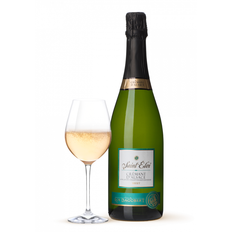 Crémant St-Eloi brut (75cl) - vins d'Alsace - épicerie local