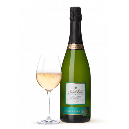 Crémant St-Eloi brut (75cl) - vins d'Alsace - épicerie local