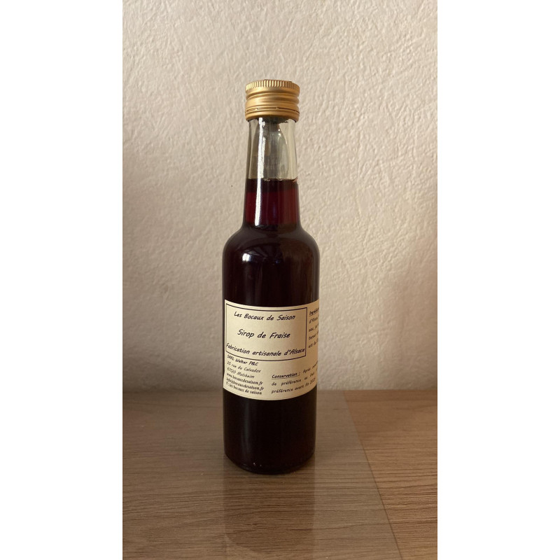 Sirop de Fraise (25cl) - fruit - légumes épicerie local