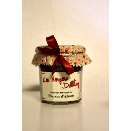 Confiture Fraises (250 Gr) - fruit - artisanat - produit locaux alsace