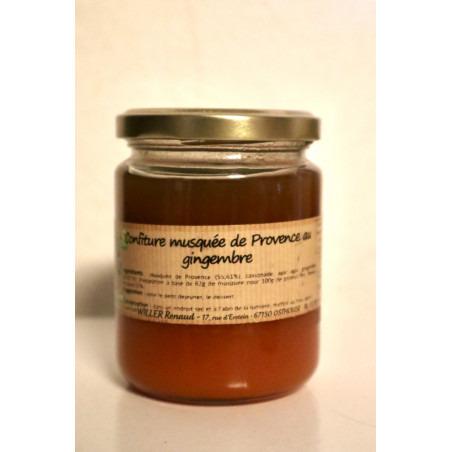 Confiture musquée de Provence au gingembre - fruit - légumes épicerie local