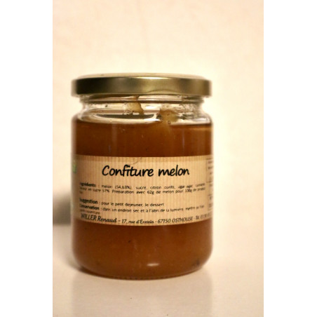 Confiture melon (270g) - fruit - légumes épicerie local